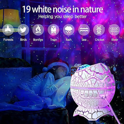 PROYECTOR DE HUEVO DINOSAURIO GALAXY NIGHTLIGHT